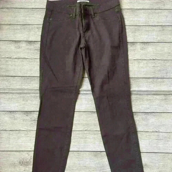 RICH & SKINNY Women's STRETCH DENIM JEANS Sz 28 Brown - Picture 1 of 5